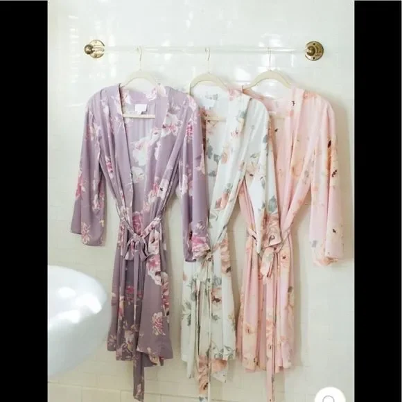 🆕 Morning Lavender SIENNA FLORAL ROBE